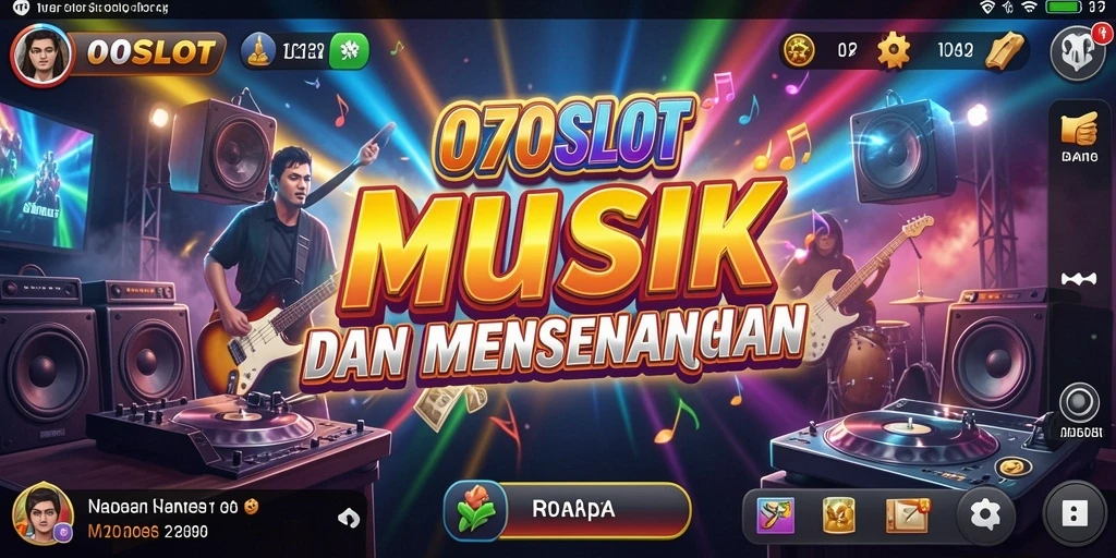 Tampilan screenshot utama 070SLOT dengan gameplay musik yang menarik.
