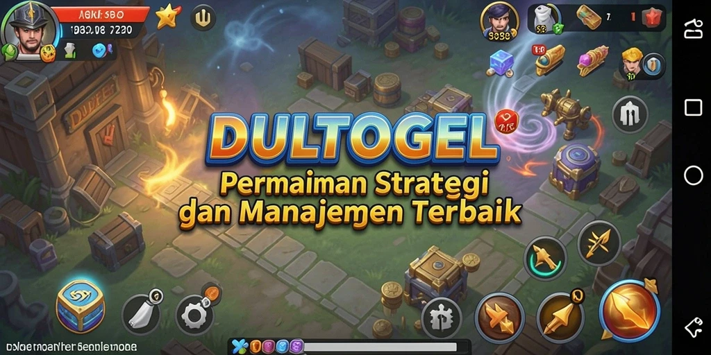Tampilan gameplay DULTOGEL yang menarik dan strategis.