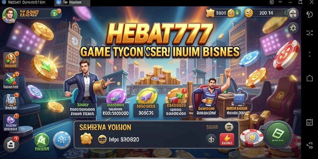 Gameplay HEBAT777 yang menarik dalam membangun bisnis Tycoon.